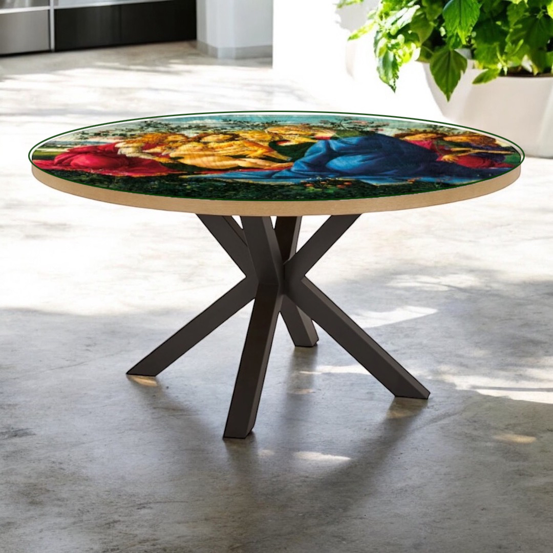 ADORNING THE CHILD Starburst Round Dining Table - Image 3