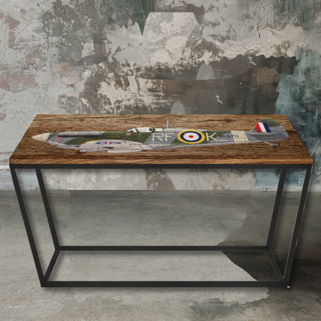 SPITFIRE Metal Box Frame Console Table - Image 2