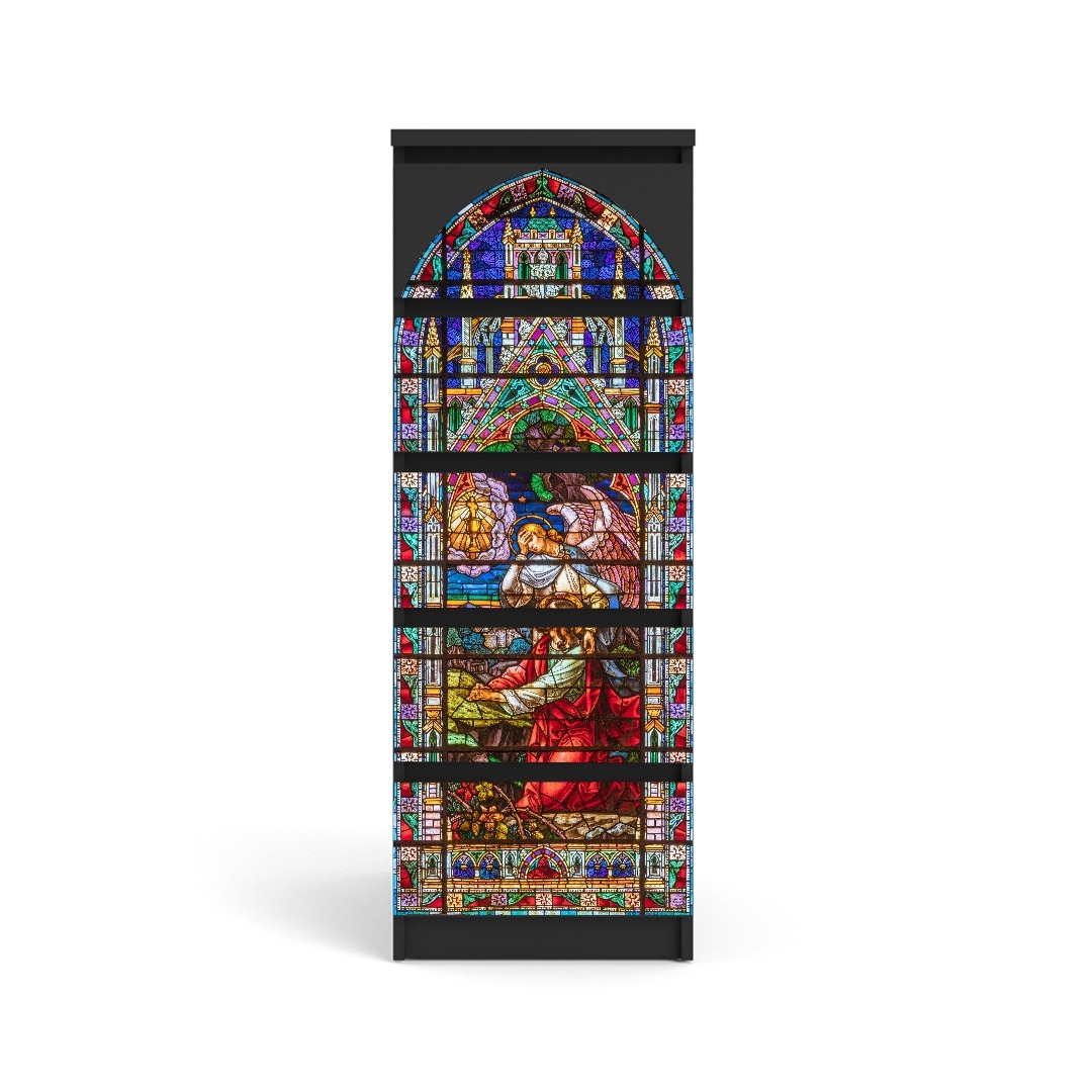 CHURCH WINDOW 5 Drawer Tall Boy - Image 2