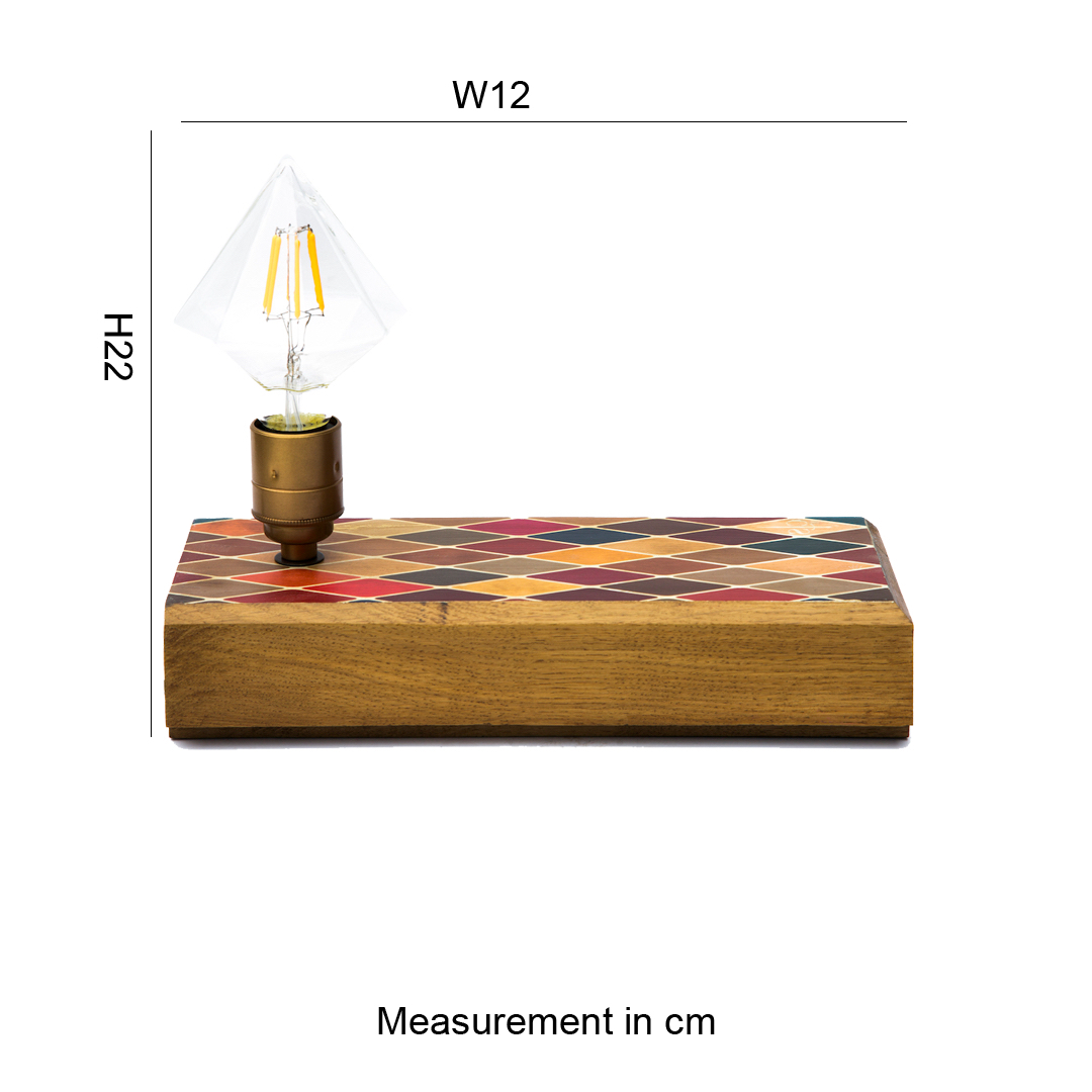 HARLEQUIN Oak Base Desk Light - Image 6